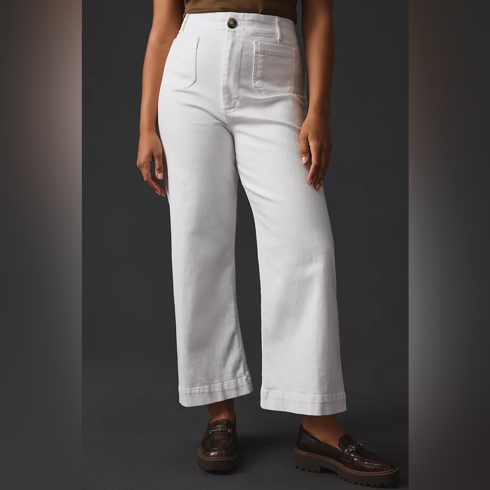 Anthropologie Maeve The Colette Crop Wide-Leg Jeans still Sold Online @$130! - Picture 5 of 16